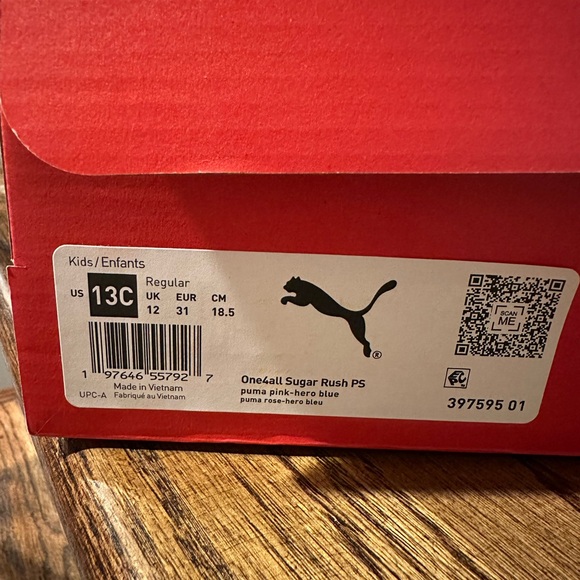 Puma Sugar Rush show US sz 13 Kids - Picture 3 of 4